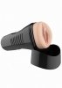 Self lubrication easy grip masturbator xl vaginal - flesh